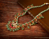 NK-151 - Jadau Kundan Necklace with Emerald