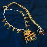 NK-159- Jadau Kundan Necklace with Emerald