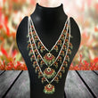 NK-161- Jadau Kundan Necklace with Emerald