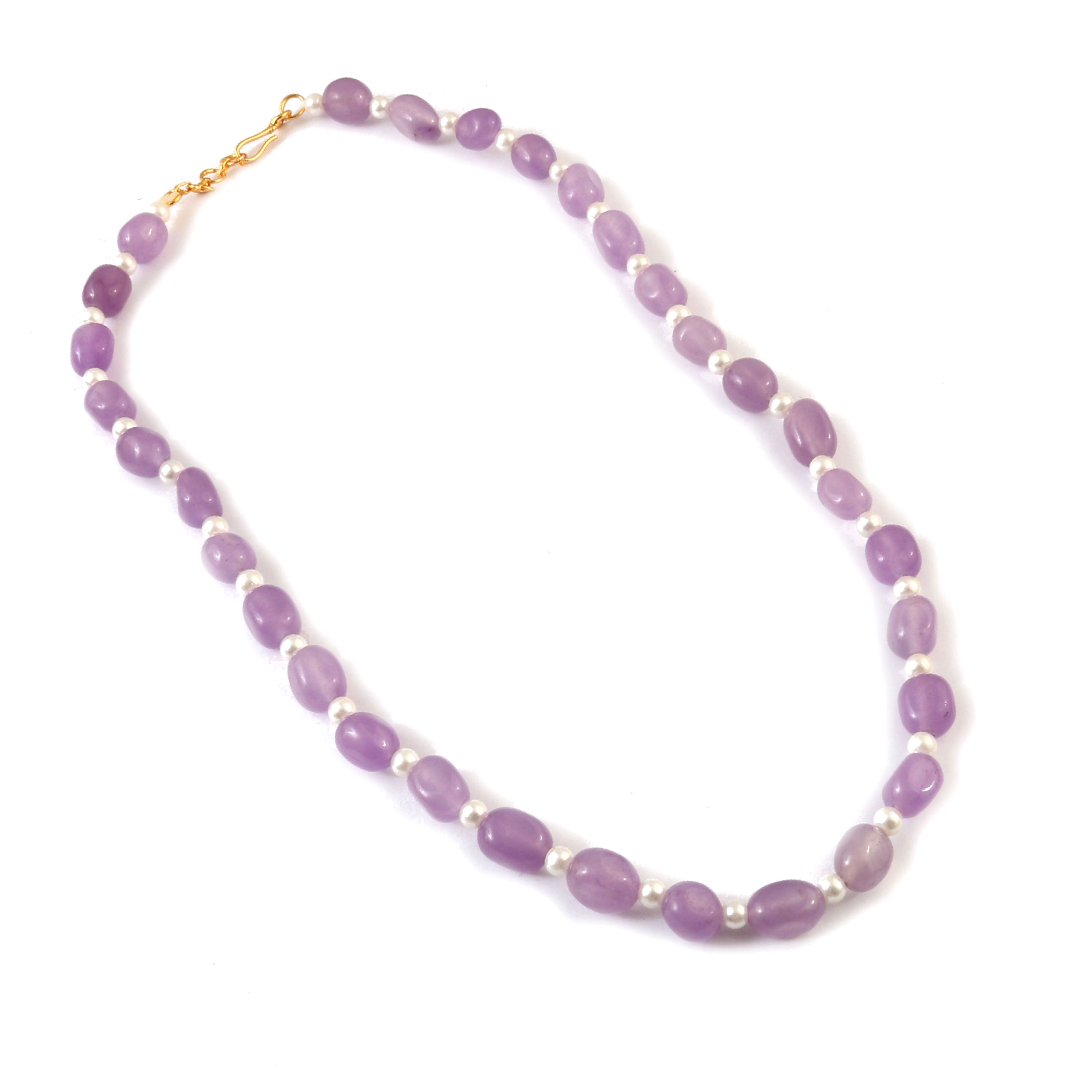 BM-101 - Jadau Kundan  Beads Necklace with Emerald