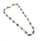 BM-104 - Jadau Kundan  Beads Necklace with Emerald