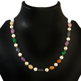 BM-106 - Jadau Kundan  Beads Necklace with Emerald