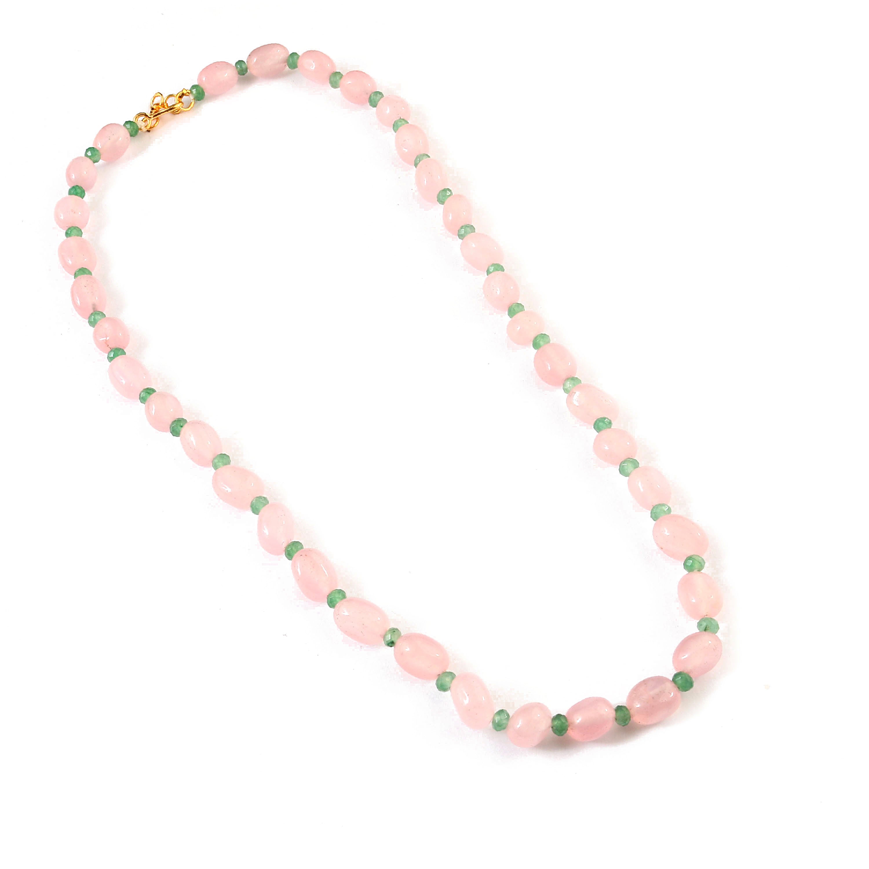 BM-108 - Jadau Kundan Beads Necklace with Emerald