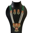 NK-163 - Jadau Kundan Necklace with Emerald