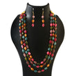 BM-112 - Jadau Kundan Beads Necklace with Emerald