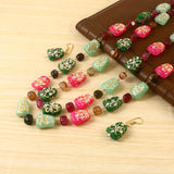 BM-113 - Jadau Kundan Beads Necklace with Emerald