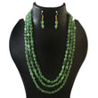 BM-114 - Jadau Kundan Beads Necklace with Emerald