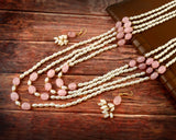 BM-117 - Jadau Kundan Beads Necklace with Emerald