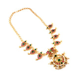 NK-164 - Jadau Kundan Necklace with Emerald