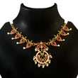 NK-164 - Jadau Kundan Necklace with Emerald