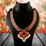 NK-167 - Jadau Kundan Necklace with Emerald