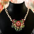 NK-169 - Jadau Kundan Necklace with Emerald