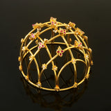 JD-106 - Jadau Kundan Jadebille with Emerald