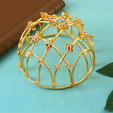 JD-106 - Jadau Kundan Jadebille with Emerald