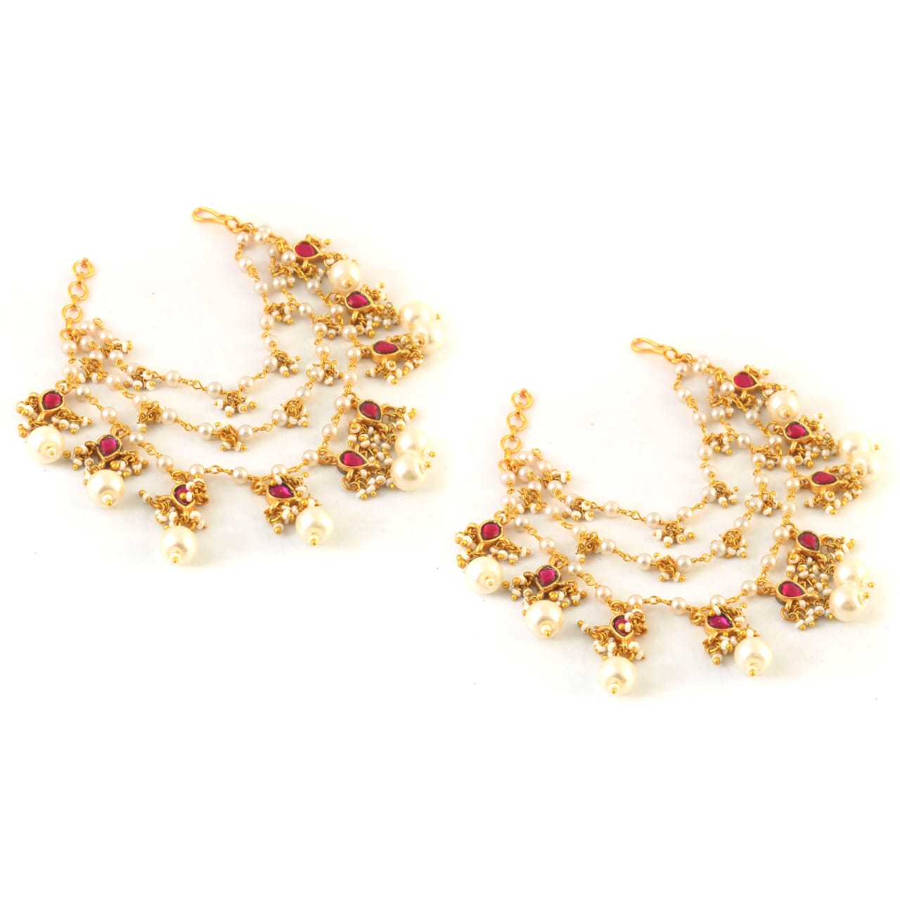 MA-103 - Jadau Kundan Maatal with Emerald