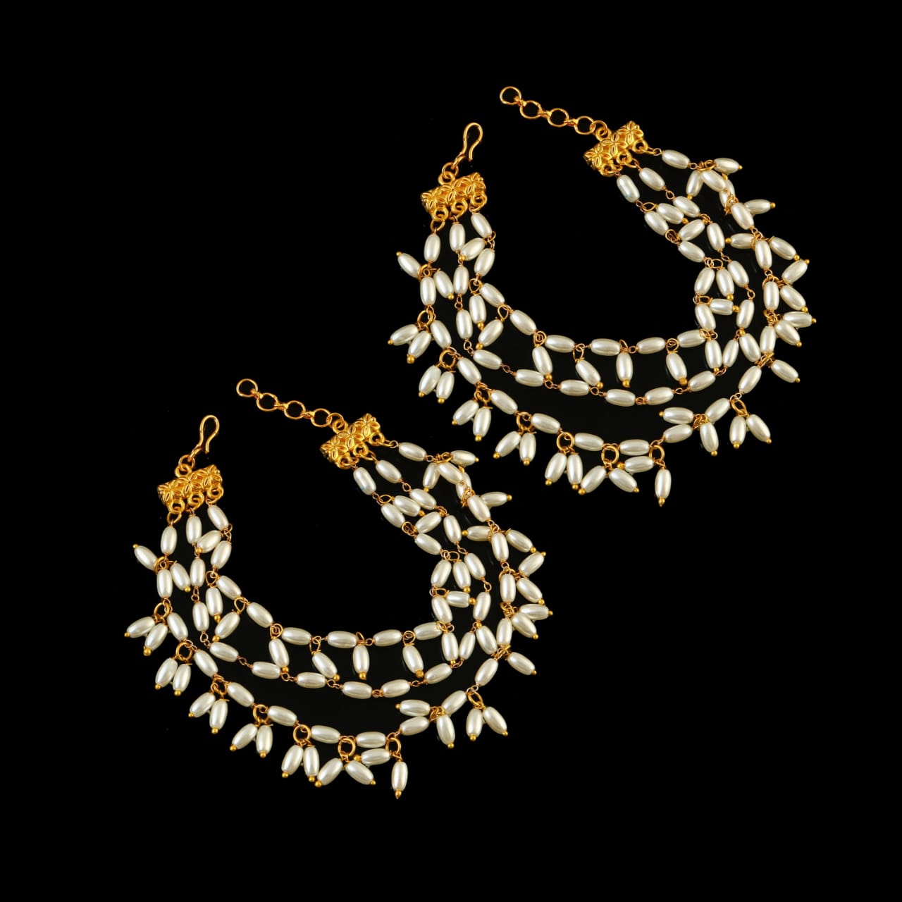 MA-104 - Jadau Kundan Maatal with Emerald