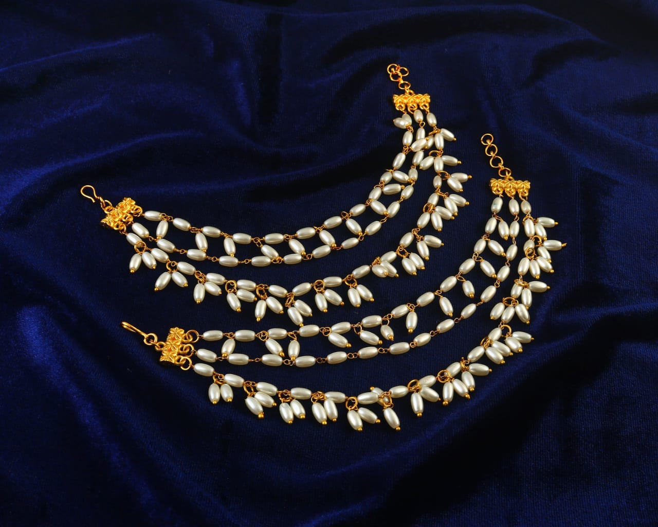 MA-104 - Jadau Kundan Maatal with Emerald