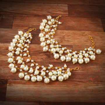 MA-109 - Jadau Kundan Maatal with Emerald