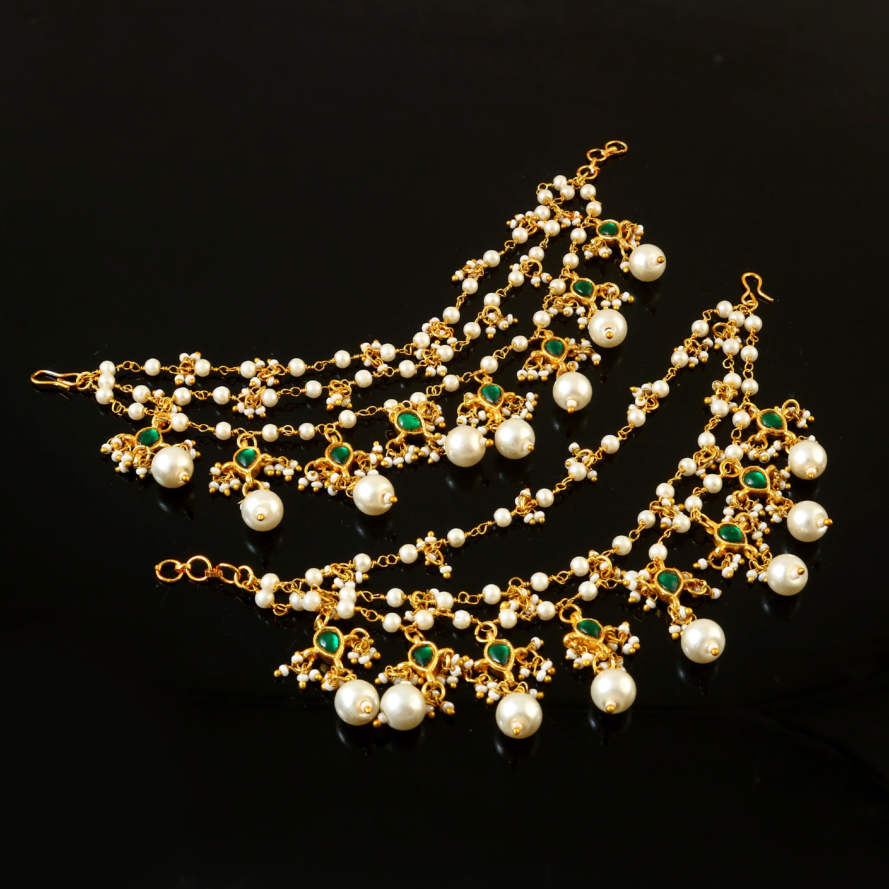 MA-111 - Jadau Kundan Maatal with Emerald