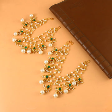 MA-111 - Jadau Kundan Maatal with Emerald