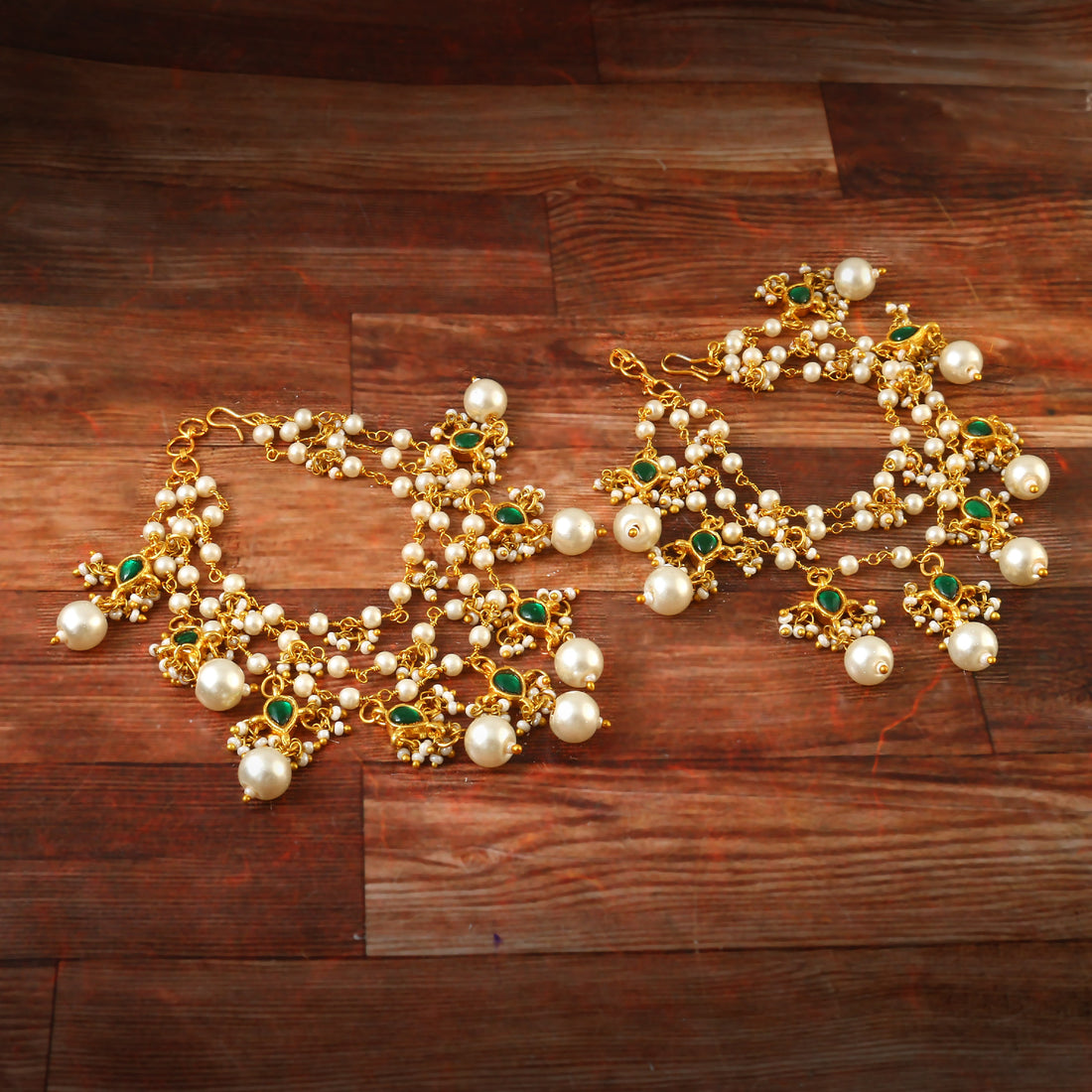 MA-111 - Jadau Kundan Maatal with Emerald