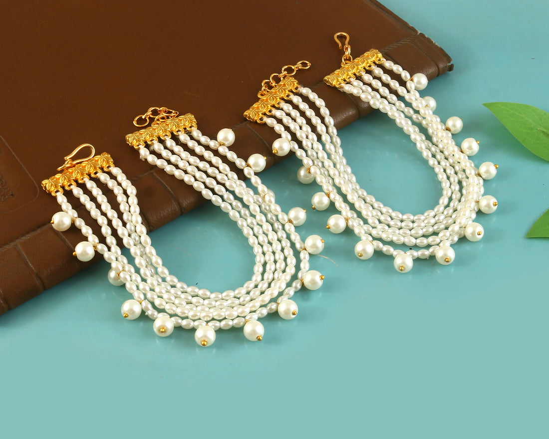MA-117 - Jadau Kundan Maatal with Emerald