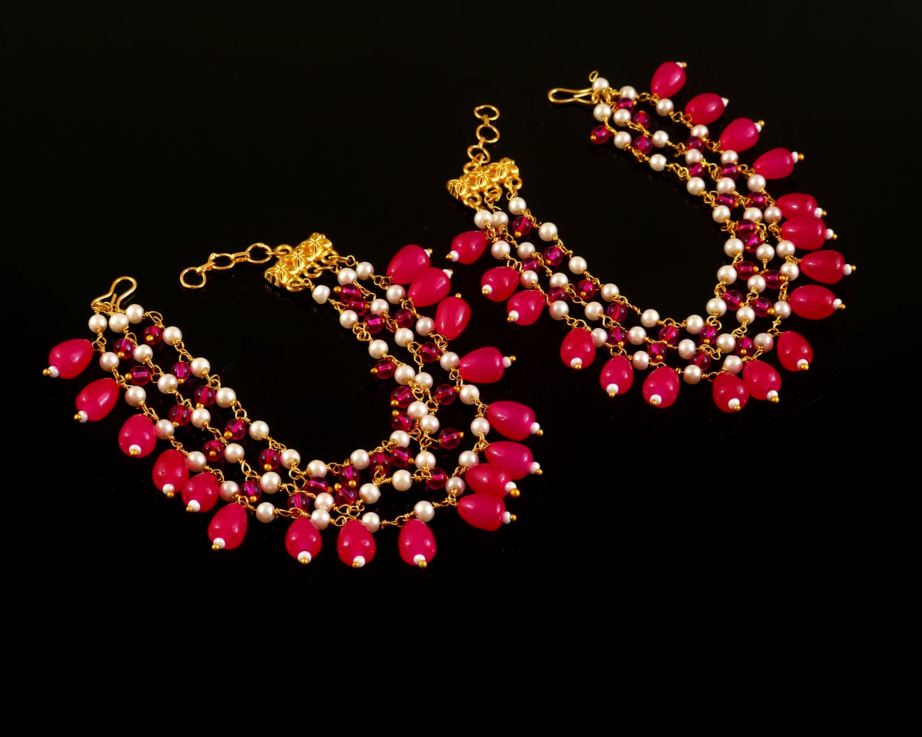 MA-118 - Jadau Kundan Maatal with Emerald