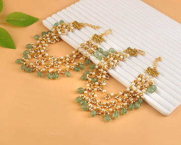 MA-119 - Jadau Kundan Maatal with Emerald