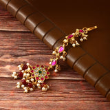 MT-117 - Jadau Kundan Mangtika with Emerald