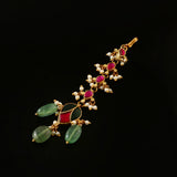MT-119 - Jadau Kundan Mangtika with Emerald