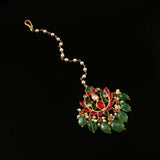 MT-120 - Jadau Kundan Mangtika with Emerald