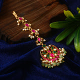 MT-121 - Jadau Kundan Mangtika with Emerald