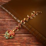 MT-122 - Jadau Kundan Mangtika with Emerald