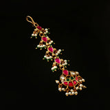 MT-127 - Jadau Kundan Mangtika with Emerald