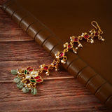 MT-128 - Jadau Kundan Mangtika with Emerald