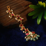 MT-128 - Jadau Kundan Mangtika with Emerald