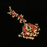 MT-130 - Jadau Kundan Mangtika with Emerald