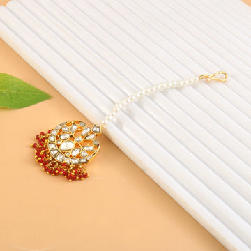 MT-137 - Jadau Kundan Mangtika with Emerald