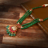 NK-171 - Jadau Kundan Necklace with Emerald
