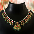 NK-174 - Jadau Kundan Necklace with Emerald