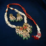 NK-182 - Jadau Kundan Necklace with Emerald