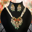 NK-182 - Jadau Kundan Necklace with Emerald
