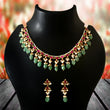 NK-185 - Jadau Kundan Necklace with Emerald