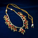 NK-191 - Jadau Kundan Necklace with Emerald