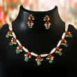 NK-193 - Jadau Kundan Necklace with Emerald