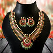 NK-197 - Jadau Kundan Necklace with Emerald