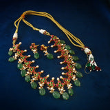 NK-199 - Jadau Kundan Necklace with Emerald