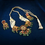 NK-200 - Jadau Kundan Necklace with Emerald