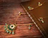 NK-207 - Jadau Kundan Necklace with Emerald