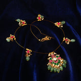 NK-211 - Jadau Kundan Necklace with Emerald